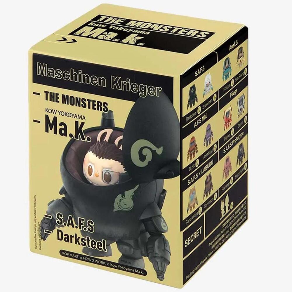 Pop Mart Labubu x Ma.K. The Monsters “Darksteel” Blind Box Figure (NWT) - Picture 1 of 1